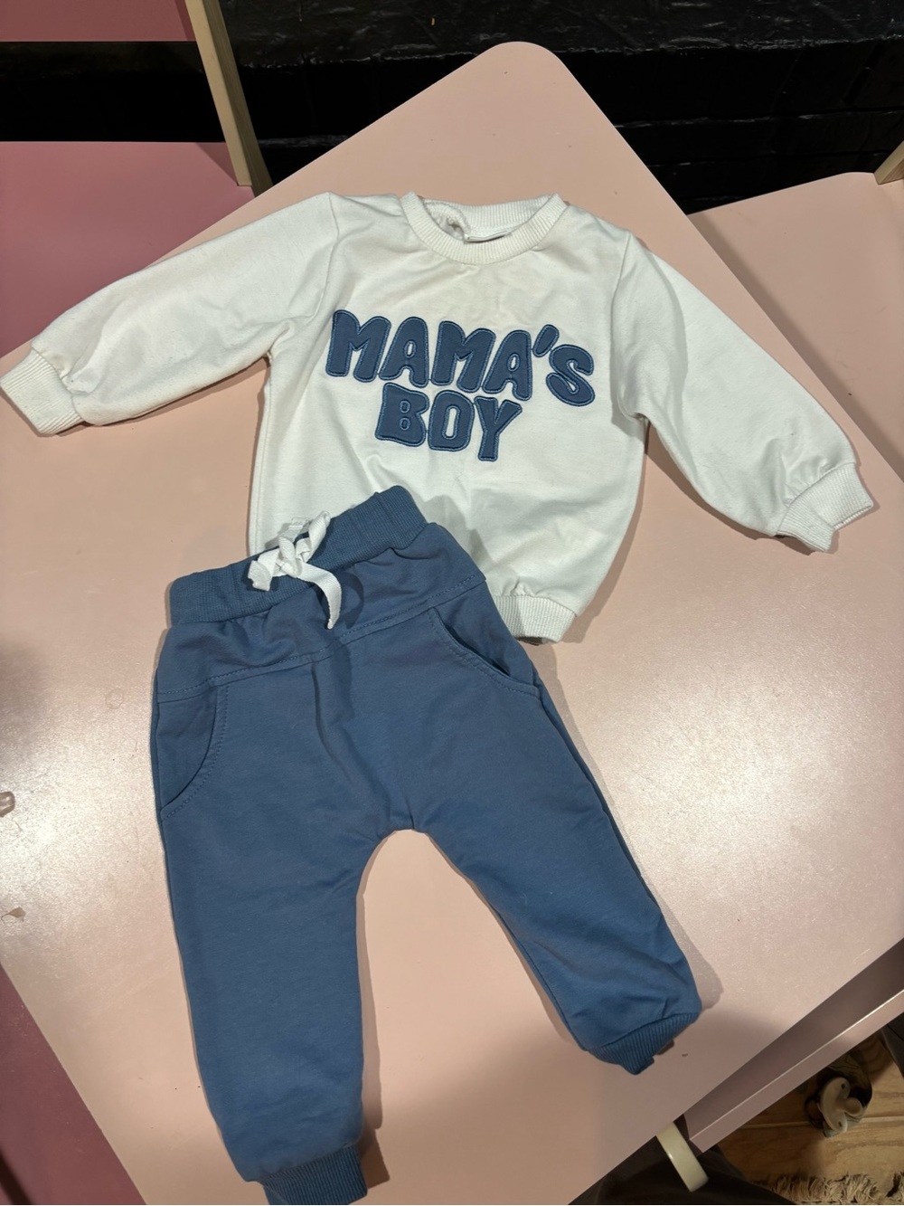 Mama's Boy Blue Jogger Pants for Kids